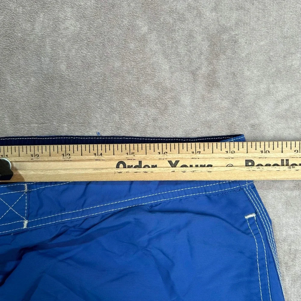 Polo Ralph Lauren Mens XXL Blue Cargo Swim Trunks Board Shorts Mesh Lined